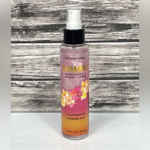 Bath & Body Works  Bahamas Passionfruit Banana Flower Illuminating Shimmer Spray